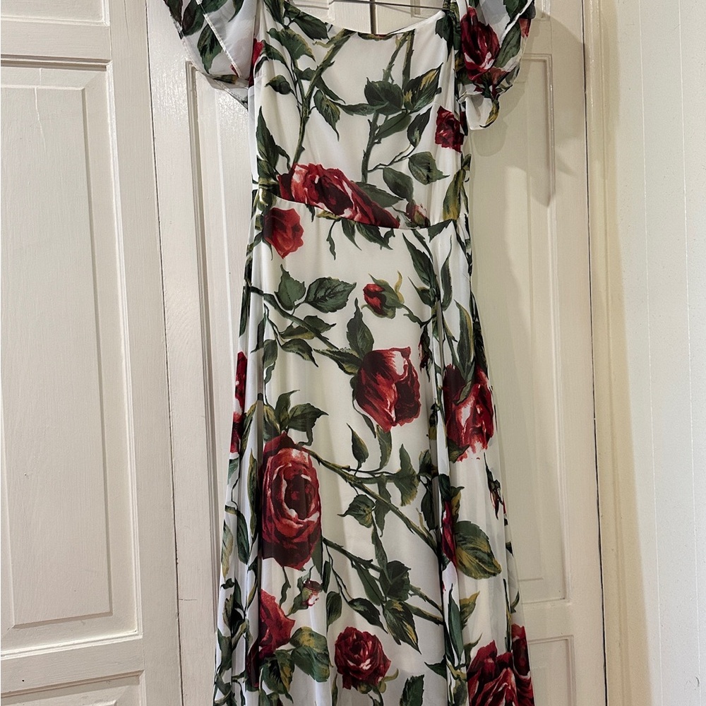 Betsy Johnson Vintage Print Midi Dress